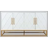 Komoda, 152,5 x 81,5 x 41 cm, Avola, balta