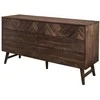 Komoda Ashton, 155 x 80 x 45 cm, tamsiai ruda
