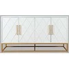 Komoda, 152,5 x 81,5 x 41 cm, Avola, balta