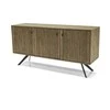 Valgomojo stalas, 200 x 75 x 100 cm, Massa, rudas