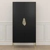 Komoda, Skandica MERLIN, 160x80 cm, Juoda