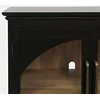 Komoda su durelėmis, Avola, 244 x 91,5 x 43 cm, juoda