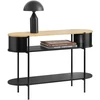 Konsolinis stalas, SoBuy FSB102-SCH, 110x39x76 cm, Juodas