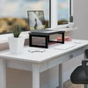 Laikiklis Relaxdays Monitoriaus stovėtojas, pramoninio stiliaus, 15x40x23 cm, juodas