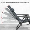 Aosom Gultas komplektas 90x65x110 cm Pilkas metalas