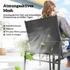 Lauko baldų komplektas Aosom Sodo baldų komplektas, 150x80x74 cm, juoda, plienas ir plastikas