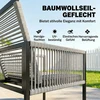 Lauko baldų komplektas Aosom Sodo baldų komplektas 5 dalių valgomojo komplektas 120x120x72 cm pilka plienas