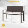 Promotions Lauko dvivietė sofa, 56x110x84 cm, ruda, smėlio spalvos