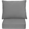 Lauko baldų komplektas Promotions Kėdės pagalvių rinkinys 2 vnt. 64x64x15 cm ir 80x65x18 cm baltos