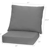 Lauko baldų komplektas Promotions Kėdės pagalvių rinkinys 2 vnt. 64x64x15 cm ir 80x65x18 cm baltos