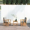 Lauko baldų komplektas Promotions Lauko terasos sofos baldų komplektas, masyvi mediena, 61x69x86 cm kėdė, 45,7x45,7x48,3 cm staliukas, pilka