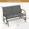 Promotions Lauko supamasis suolas, 74x169x84 cm, juodai rudas