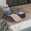 Promotions Lauko gultas supamoji kėdė, 152.4x99.1x66 cm, ruda pilka