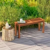 Lauko baldų komplektas Promotions Lauko suoliukas 2 vietų 100,3x30,5x47 cm natūralus