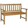 Lauko baldų komplektas Promotions Lauko suoliukas 2 asmenims 122x56x86 cm natūralus