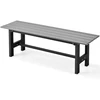 Lauko baldų komplektas Promotions Lauko suoliukas 119x36x41 cm pilkas