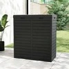 Promotions Lauko šiukšlių dėžė, 135 l, 77x40x86 cm, juoda