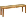 Lauko baldų komplektas Promotions Lauko valgomojo suolas, 132x34.3x44.5 cm, tikmedis