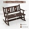 Promotions Lauko supamas suolas, 110.5x85.1x89 cm, rudos spalvos