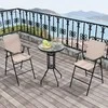 Lauko baldų komplektas Promotions Lauko bistro komplektas, 61x61x91.4 cm stalas, smėlio spalvos