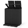 Promotions Lauko šiukšlių dėžė, 135 l, 77x40x86 cm, juoda