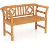 Lauko baldų komplektas Promotions Lauko dvivietė sofa 119.4x50.8x78.7 cm natūrali mediena