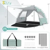 Lauko baldų komplektas Promotions Paplūdimio palapinė 221x150x150 cm Žalia