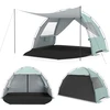 Lauko baldų komplektas Promotions Paplūdimio palapinė 259.1x149.9x160 cm Žalia saulės apsaugos poliesterio medžiaga