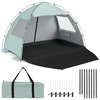 Lauko baldų komplektas Promotions Paplūdimio palapinė 259.1x149.9x160 cm Žalia saulės apsaugos poliesterio medžiaga