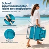 Lauko baldų komplektas Promotions Paplūdimio kėdės, 2 dalių rinkinys, 60x69x24-78,5 cm, turkio spalvos