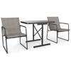 Lauko baldų komplektas Promotions Lauko bistro komplektas, 95x62x73 cm, juoda ir ruda