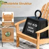 Lauko baldų komplektas Promotions Sodo kėdės Adirondack, 2 vnt., 94x66x86 cm, natūralaus akacijos medžio