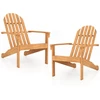 Lauko baldų komplektas Promotions Sodo kėdės Adirondack, 2 vnt., 94x66x86 cm, natūralaus akacijos medžio