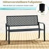 Promotions Sodo suoliukas, 127x62x86 cm, juodas