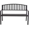 Lauko baldų komplektas Promotions Sodo suoliukas 127x60x87 cm juodas