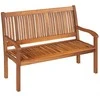 Lauko baldų komplektas Promotions Sodo suoliukas, medinis, 126x63x91 cm, rudas