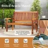 Lauko baldų komplektas Promotions Sodo suoliukas, medinis, 126x63x91 cm, rudas