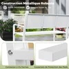Promotions Sodo suoliukas, 128x53x81.5 cm, baltas