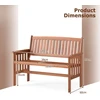 Lauko baldų komplektas Promotions Sodo suoliukas 59,7x119,4x88,9 cm natūrali mediena