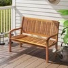 Lauko baldų komplektas Promotions Sodo suoliukas, medinis, 126x63x91 cm, rudas
