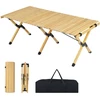 Lauko baldų komplektas Promotions Stalo stalas 121,9x61x45,7 cm natūralus sulankstomas