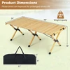 Lauko baldų komplektas Promotions Stalo stalas 121,9x61x45,7 cm natūralus sulankstomas