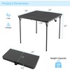 Lauko baldų komplektas Promotions Stovyklavimo stalas, 86.4x86.4x73.7 cm, Pilka
