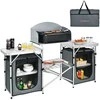 Promotions Sulankstomas stovyklavimo stalas, 172,7x48,3x110,5 cm, pilkas
