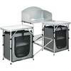 Promotions Sulankstomas stovyklavimo stalas, 172,7x48,3x110,5 cm, pilkas