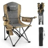 Lauko baldų komplektas Promotions Sulankstomas stovyklavimo kėdė 94x52x104 cm žalia