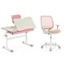 Promotions Vaikiškas rašomasis stalas ir pasukama kėdė, 80x51,5x51-73 cm, rožinė