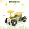 Promotions Vaikiškas stumdomas automobilis, 61x30x38 cm, žalias