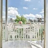 Lauko baldų komplektas Relaxdays Sodo baldų komplektas 69x60 cm baltas, lietas aliuminis