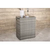 Lauko baldų komplektas Venture Design Kavinės komplektas, Savana, Stalas: 75x66x50 cm Kėdė: 71x55x45 cm, Pilka